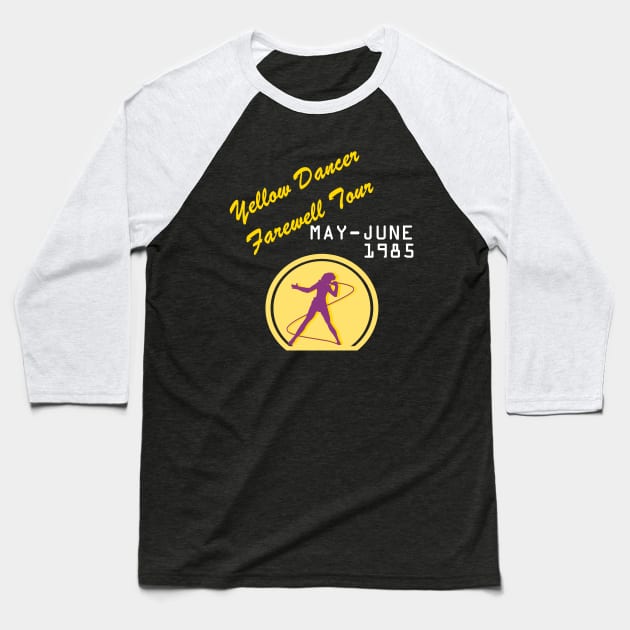 Yellow Dancer Farewell Tour Baseball T-Shirt by PotinaSeptum